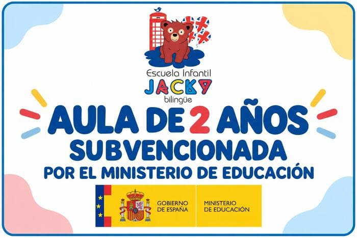 Aula de 2 años subvencionada por el Ministerio de Educación